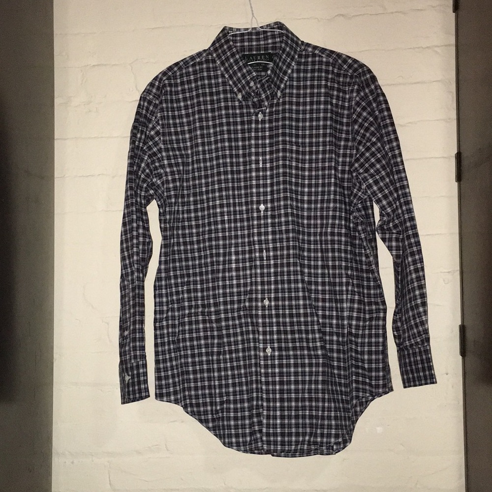 Ralph Lauren, plaid non-iron
